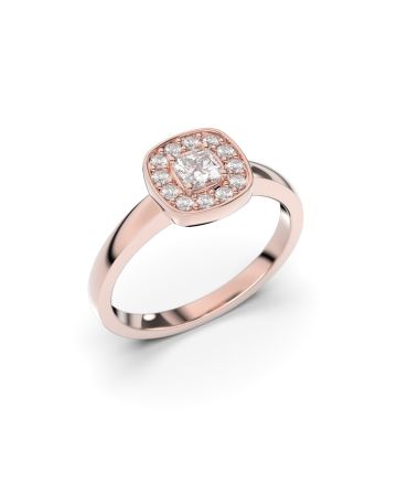 Festive Alicia timanttisormus, punakulta 503-033-PK