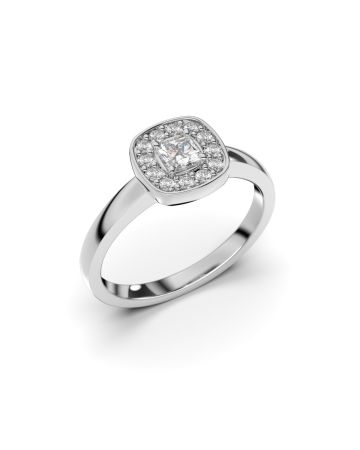 Festive Alicia timanttisormus, valkokulta 503-033-VK