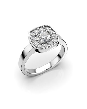 Festive Jane timanttisormus, valkokulta 504-054-VK