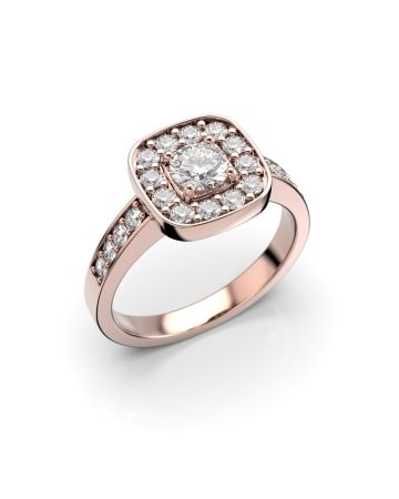 Festive Jane timanttisormus, punakulta 504-070-PK