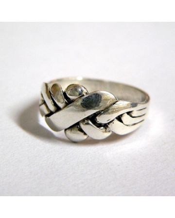 Hopeinen pirunnyrkkisormus 5104115-3