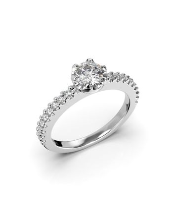 Festive Juliette timanttisormus, platina 517-068-PT