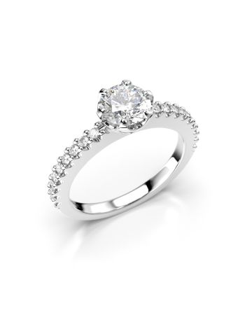 Festive Juliette timanttisormus, platina 517-088-PT