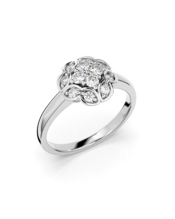 Festive Marigold timanttisormus 14-528-032-VK-HSI1-1