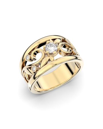 Festive Metsän Aarre timanttisormus 14-538-029-KK-HSI1-1