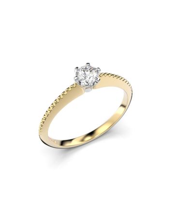 Festive Leonora timanttisormus, kelta- ja valkokulta 554-020-KV