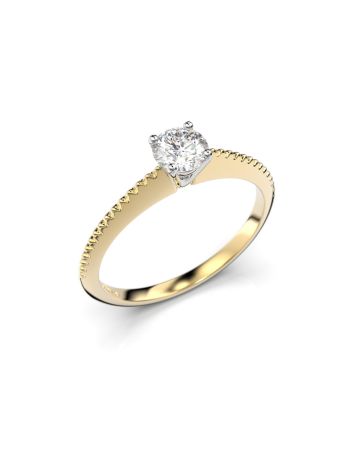 Festive Larissa timanttisormus, kelta- ja valkokulta 555-030-KV