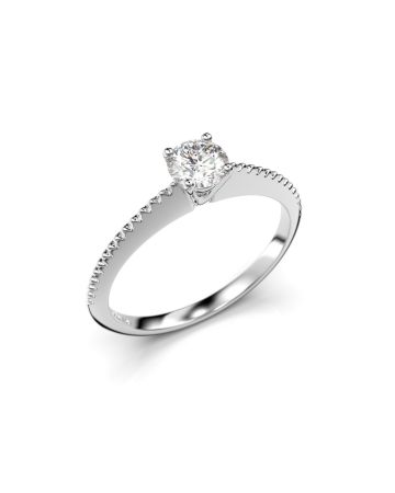 Festive Larissa timanttisormus, platina 555-030-PT