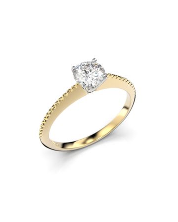 Festive Larissa timanttisormus, kelta- ja valkokulta 555-050-KV