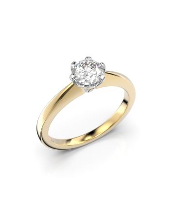 Festive Vivian timanttisormus, kelta- ja valkokulta 557-050-KV