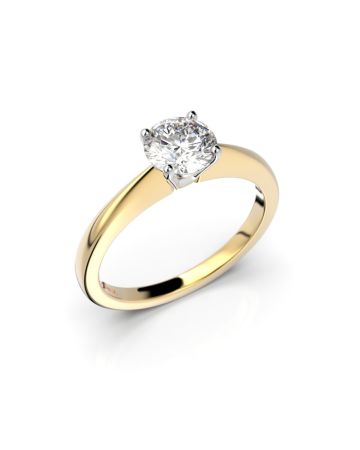 Festive Vanessa timanttisormus, kelta- ja valkokulta 558-070-KV