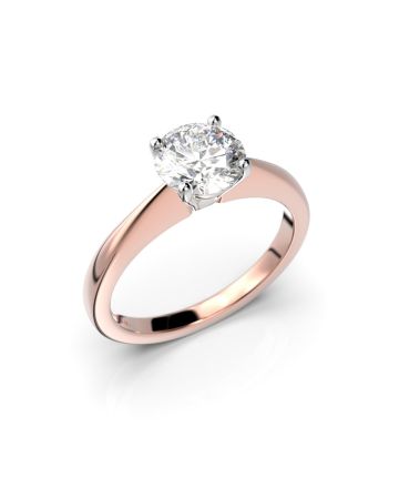 Festive Vanessa timanttisormus, puna- ja valkokulta 558-100-PV