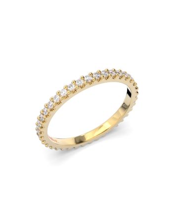 Festive Juliette Allianssi timanttisormus, keltakulta 560-042-KK