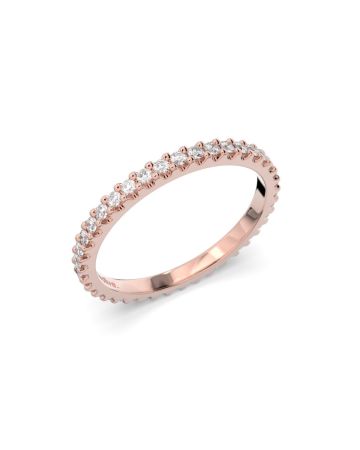 Festive Juliette Allianssi timanttisormus, punakulta 560-042-PK