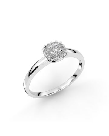 Festive Jasmin timanttisormus, platina 562-015-PT