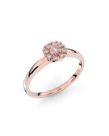 Festive Jasmin Morganiitti timanttisormus, punakulta 562-015M-PK