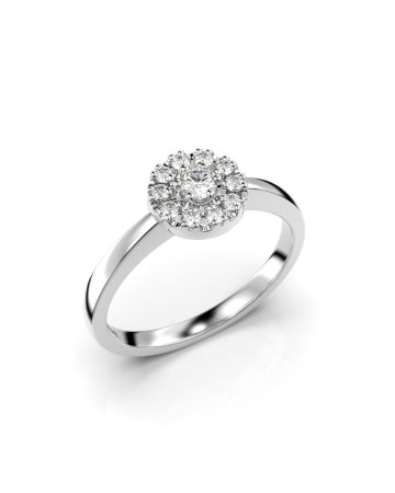 Festive Olivia timanttisormus, platina 563-017-PT
