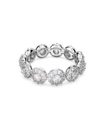 Swarovski Una Angelic sormus / hopeanvärinen 