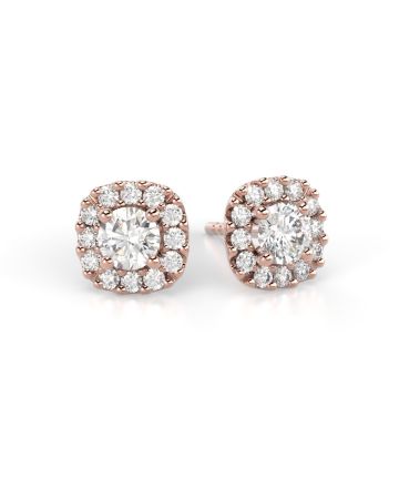 Festive Janette timanttikorvakorut, punakulta 567-060K-PK