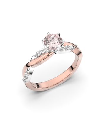 Festive Teresa Morganiitti timanttisormus, puna- ja valkokulta 569-064M-PV