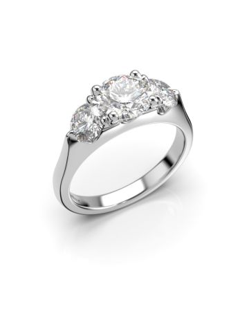 Festive Megan Superior timanttisormus, platina 573-180-PT