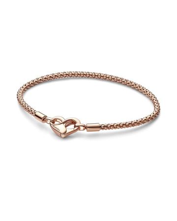 Pandora Studded chain 14k rose gold-plated rannekoru 20 cm 582731C00