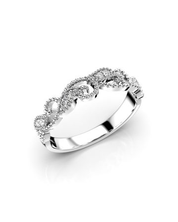 Festive Saga timanttisormus, platina 585-010-PT