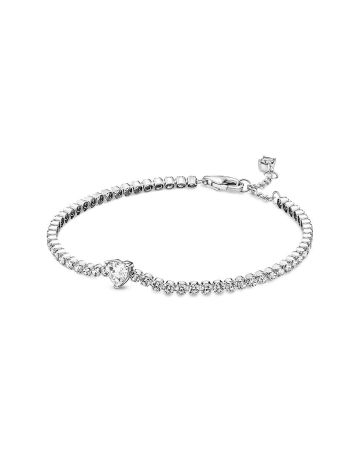 Pandora Sparkling Heart Tennis -rannekoru 20 cm 590041C01-1