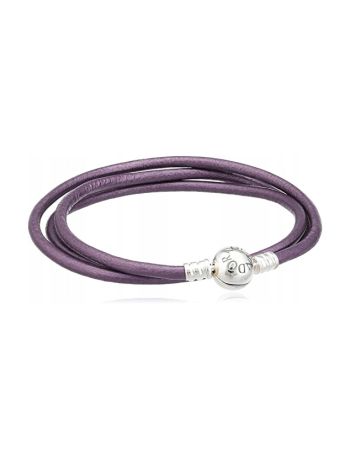 Pandora Purple Triple rannekoru 17 cm 590714CPE-T2