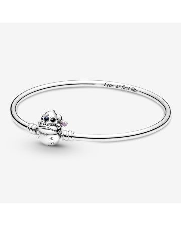 Pandora Moments Disney Stitch Biting Clasp Bangle Armband 17 cm  591683C01-17
