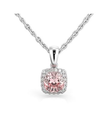 Festive Elsa Timantti-morganiittiriipus valkokulta 592-090M-VK