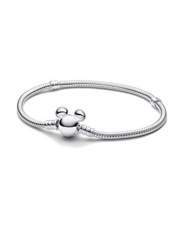 Pandora Disney Mickey Mouse Clasp Moments Snake Chain rannekoru 17 cm 593061C00-1