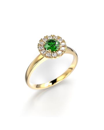 Festive Isabella Green timanttisormus 594-042G-KK