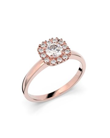 Festive Josefiina timanttisormus, punakulta 596-042-PK