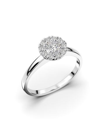 Festive Annabella timanttisormus, platina 598-028-PT