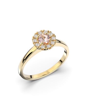 Festive Annabella sormus, keltakulta 598-028M-KK