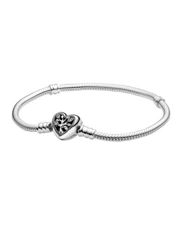 Pandora Moments Family Tree & Snake Chain Armband 19cm 598827C01-1