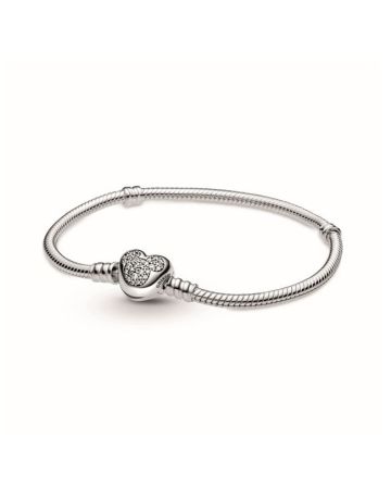 Pandora Moments Disney  Mickey Mouse Heart Armband 18 cm 599299C01