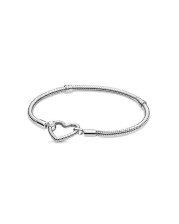 Pandora Moments Heart Closure Armband (17 cm) 599539C00