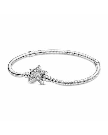 Pandora Moments Star Clasp Snake Chain Armband 16 cm 599639C01