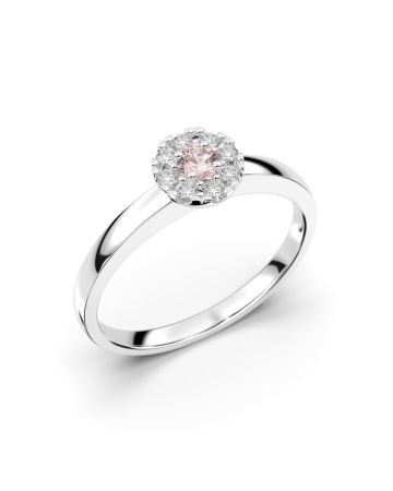 Festive Bella Morganiitti timanttisormus, platina 606-015M-PT