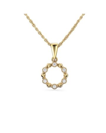 Festive Venus timanttiriipus, keltakulta 618-006R-KK