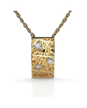 Festive Routa Timanttiriipus 6 mm / 0,05 ct keltakulta 623-005R-KK