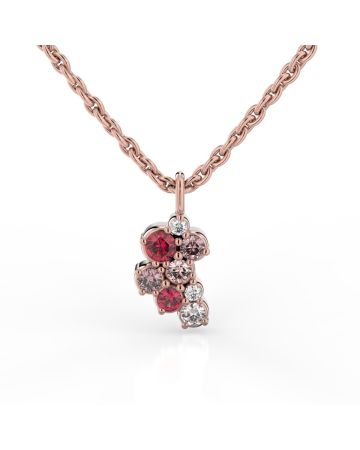 Festive Nelly Pink timanttiriipus, punakulta 630-022P-PK