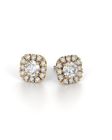 Festive Josefiina timanttikorvakorut, keltakulta 631-084-KK