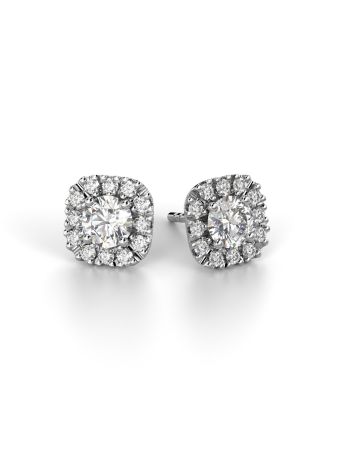 Festive Josefiina timanttikorvakorut, valkokulta 631-084-VK