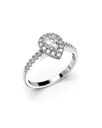 Festive Penelope timanttisormus, platina 641-053-PT