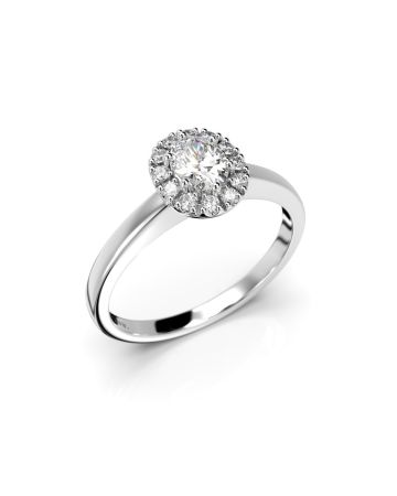 Festive Veronica timanttisormus, valkokulta 642-042-VK