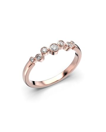 Festive Drop timanttisormus, punakulta 644-015-PK