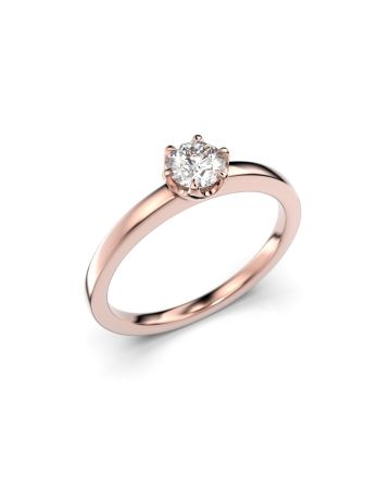 Festive Adele timanttisormus, punakulta 651-030-PK
